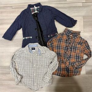 4T Boys Toddler Shirts Set